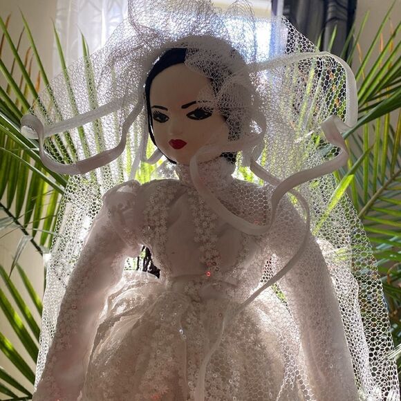 Handmade bride decorative doll - Picture 2 of 9